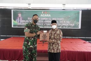 Danrem 162 WB Bertemu Bupati Lombok Timur Untuk Pamitan