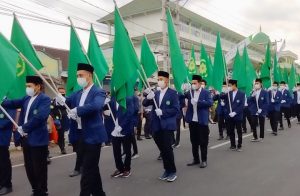 Ribuan Santri NWDI Pawai di Selong Lombok Timur