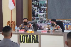 Kapolres Lombok Utara menerima kunjungan kerja Karo SDM Polda NTB