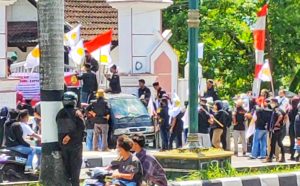 Demo Tolak Jokowi 3 Periode di NTB Kondusif Artanto Ucapkan Terimakasih