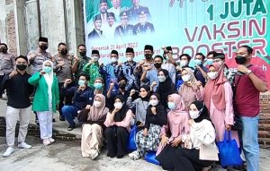 Polda PWNU dan Kemenag NTB Bersama Sukseskan Program 1 Juta Vaksinasi Booster.