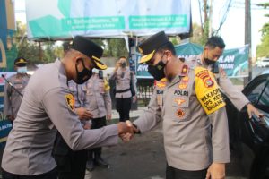 Kedatangan Wakapolda NTB di Lombok Utara Disambut Kapolres