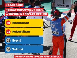 Volunteer WSBK Indonesia 2022 Mandalika