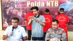 Bisnis Barang Haram di Lombok Warga Jabar dan Sumut Ditangkap Polisi