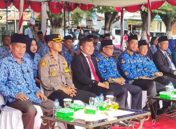 Perayaan HUT Korpri dan PGRI di Lombok Utara Meriah