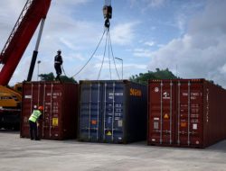 Tiga Kontainer Logistik WSBK 2023 Mandalika Datang Lagi