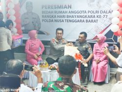 Polda NTB Bedah Rumah Anggota di Karang Buaya Jelang HUT Bhayangkara Ke-77