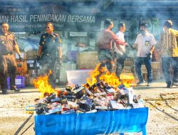 Gempur Rokok Ilegal Bea Cukai Mataram Musnahkan Jutaan Batang Rokok Ilegal