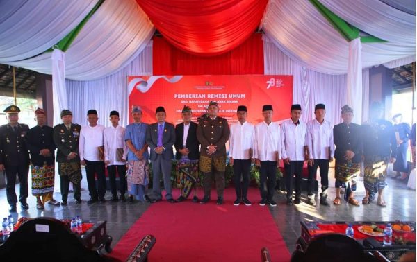 Ratusan narapidana di Lombok Tengah mendapatkan remisi HUT RI ke-78.