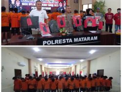 Polresta Mataram Ungkap 80 Kasus Saat Operasi Jaran Rinjani 2023