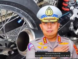 Dirlantas Polda NTB Beberkan Sejumlah Pasal Tentang Penggunaan Kenalpot Brong atau Tidak Sesuai Spesifikasi