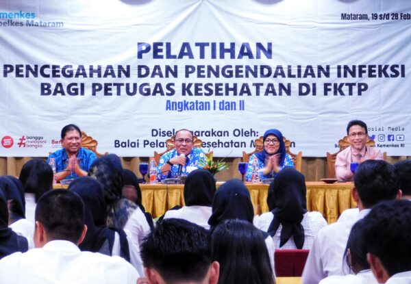 Puluhan Nakes dari Bali, Maluku, NTB, dan NTT Ikuti Pelatihan PPI di Bapelkes Mataram