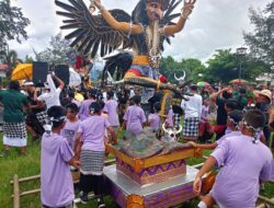 Pawai Ogoh-ogoh Meriahkan Hari Raya Nyepi Tahun Saka 1946 di KLU