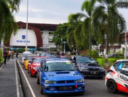 Sebelum Balap, Peserta JDM Run Mandalika Konvoi di Mataram