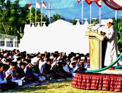 Pemda Lombok Utara Gelar Sholat Idul Adha Bersama Masyarakat