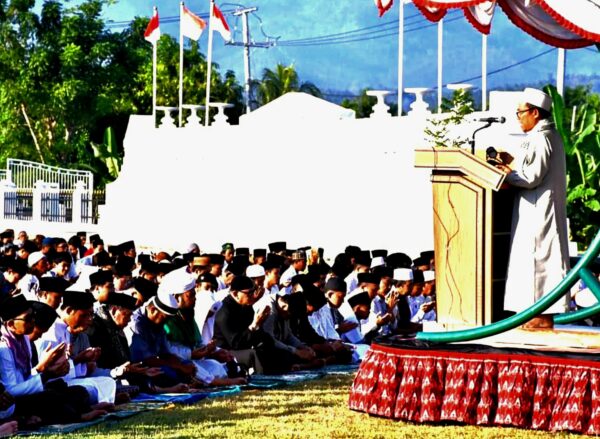 Pemda Lombok Utara Gelar Sholat Idul Adha Bersama Masyarakat