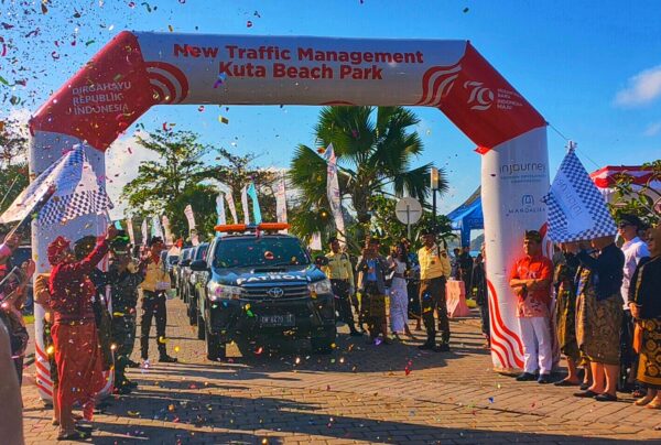 Inovasi Sistem Lalu Lintas Baru di Kuta Beach Park Resmi Diluncurkan pada HUT RI ke-79