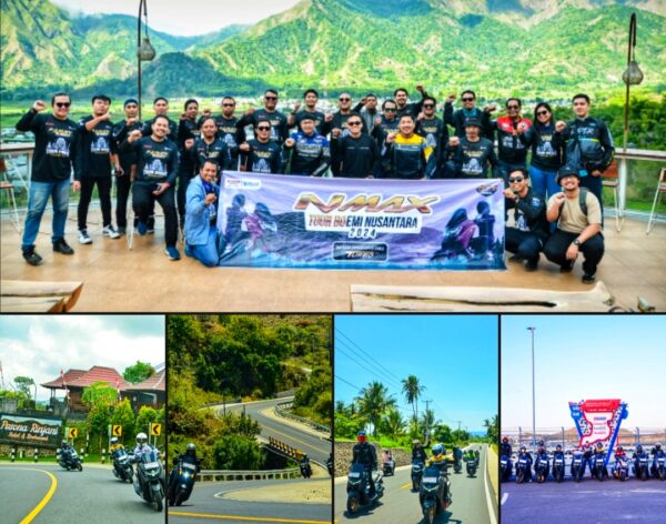 Puluhan Rider NMAX Tour Boemi Nusantara Jajal Lintasan Sembalun