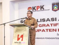 Pjs. Bupati Buka Sosialisasi Anti Korupsi Dan Anti Gratifikasi