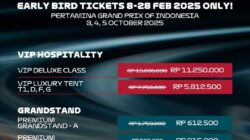 Harga Tiket IndonesianGP 2025 Spesial Periode Early Bird