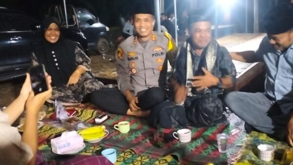 Kapolres Lombok Utara Hadiri Sembilan Hari Almarhum Rizkil Watoni