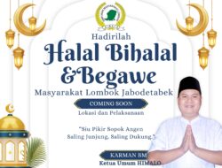 HIMALO Gelar Halal Bihalal dan Begawe di Taman Mini Sambil Promosikan Budaya Sasak