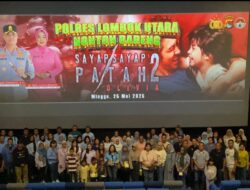 Polres Lotara Gelar Nonton Bareng Cerita Pengorbanan Keluarga Polri