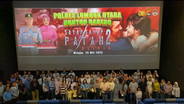 Polres Lotara Gelar Nonton Bareng Cerita Pengorbanan Keluarga Polri
