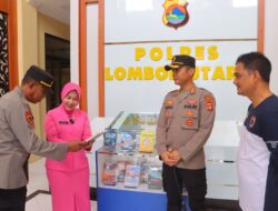 Inisiasi Cerdas Bhayangkari Lombok Utara, Gagas Gerakan Literasi di Polres