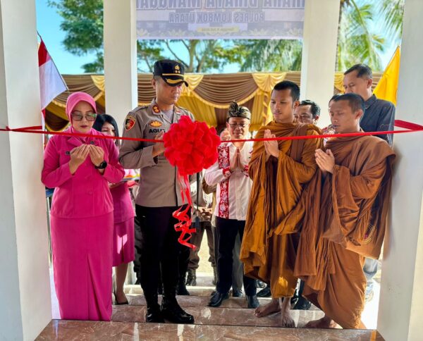 Mengukir Sejarah Toleransi: Polres Lombok Utara Resmikan Vihara Diraya Manggala