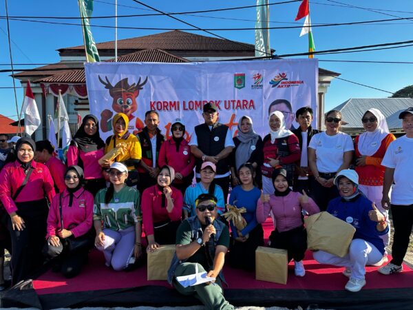 Bhayangkari Lombok Utara Ajak Masyarakat Wujudkan Keramahan di Fornas VIII NTB