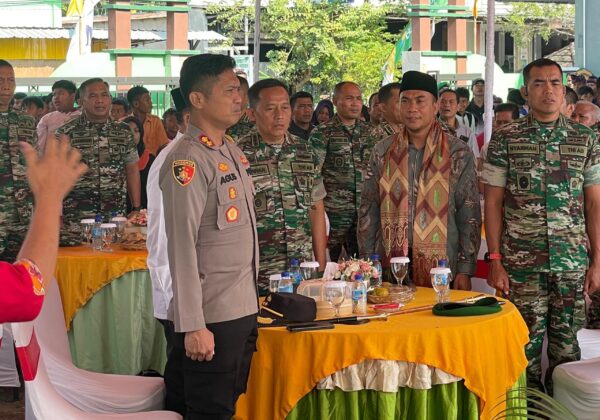 Solidkan Sinergitas, Kapolres Lombok Utara Hadiri Peresmian Koramil Kayangan