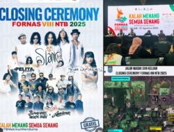 Penutupan Fornas VIII NTB Dihadiri Wapres Dimeriahkan Slank