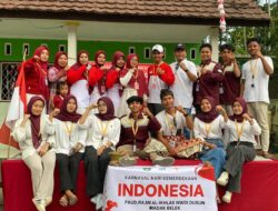 YPP Al-Ikhlas NWDI Madak Belek Gandeng Mahasiswa KKN UNU Gelar Karnaval HUT RI Ke-80