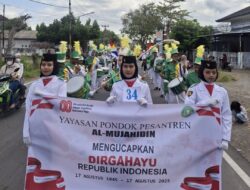 Ponpes Al-Mujahidin Tempos, Tampil Memukau Mainkan musik Drumband Pada Perayaan HUT RI Ke-80