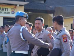 Peningkatan Disiplin Anggota di Polresta Mataram, Sejumlah Anggota Propam Laksanakan Gaktiblin