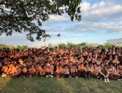 324 Peserta Pramuka Penggalang Meriahkan Jambore Ranting Sekarbela Kota Mataram