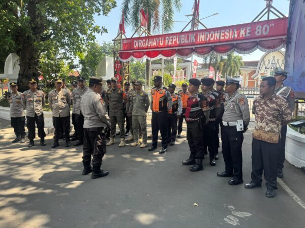 Hari Libur, Polresta Mataram Gelar Patroli Skala Besar, Jaga Keamanan Kantor Pemerintahan