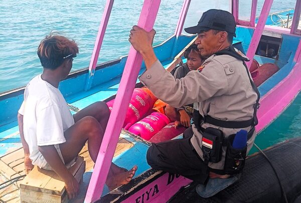 Satpolairud Polres Lombok Utara Sidak Kapal Penyeberangan Bangsal Gilimatra