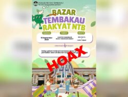 Diskominfotik NTB: “Bazar Tembakau Rakyat NTB” Tidak Ada, Flyer Hoaks