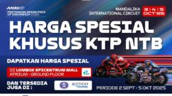 Harga Tiket MotoGP Mandalika 2025 Khusus Pemilik KTP NTB