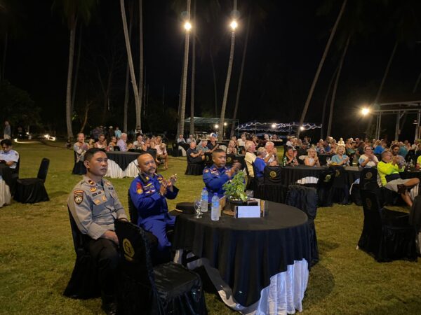 Polres Lotara Turut Menjamu Rombongan Pelayar Dunia World ARC Rally 2025 di Medana Bay Marina