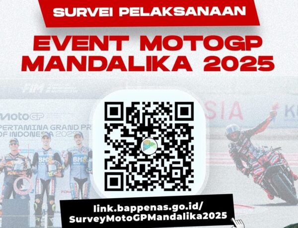 Survei Evaluasi MotoGP Mandalika 2025 Resmi Dibuka, Akses Tautan dari Bappenas di Sini