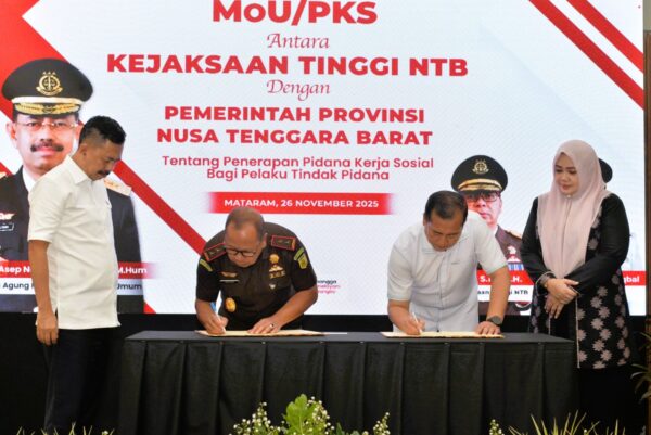 NTB Teken MoU Implementasi KUHP Baru: Fokus pada Pidana Kerja Sosial