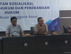Kemenkum NTB-Biro Hukum NTB Sosialisasikan Posbakum di Lombok Timur