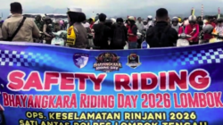 Ribuan Bikers ‘Goyang’ Mandalika, Kapolda NTB Pimpin Bhayangkara Riding Day 2026, Sintya Marisca Turut Memeriahkan