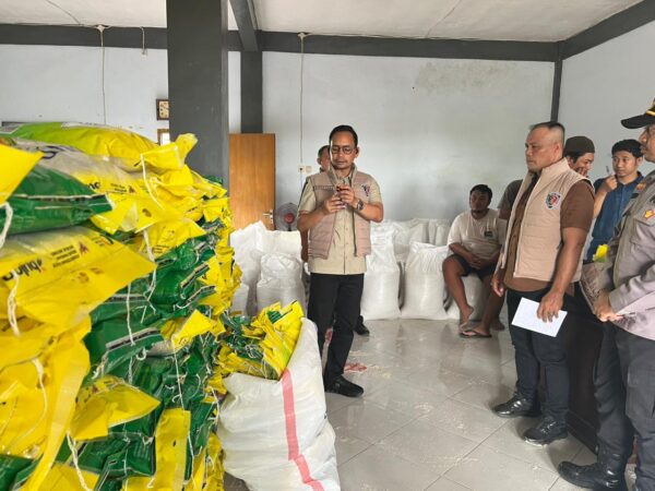 Oplos Beras SPHP ke Karung Polos, Satgas Saber Pangan NTB Amankan Seorang Pria di Lombok Barat