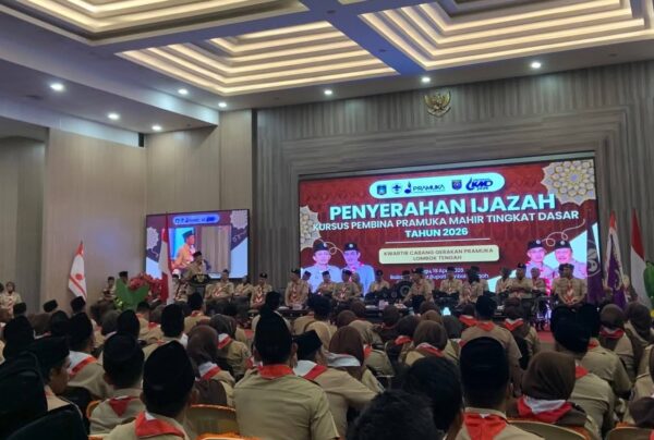 Cetak 630 Pembina Mahir, Bupati Pathul: Kualitas Pramuka Loteng Ada di Tangan Anda