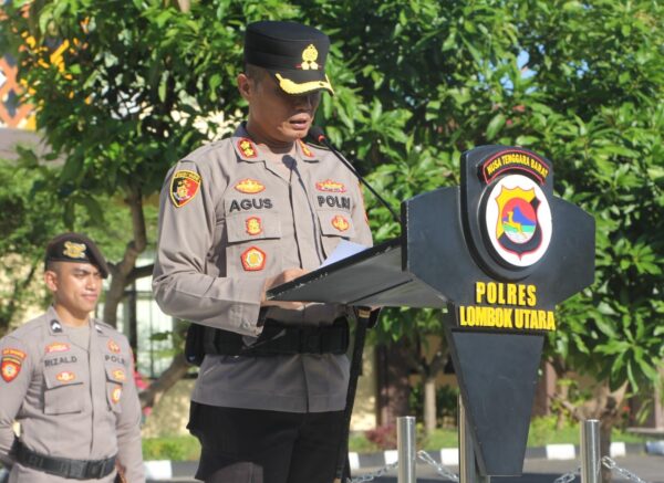 Pimpin Upacara Harkitnas Ke-118, Kapolres Lombok Utara Ajak Jaga Generasi Muda dari Ancaman Disrupsi Digita