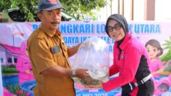 Gerakan Pangan Mandiri: DKP NTB Serahkan 6.000 Benih Ikan ke Bhayangkari Lombok Utara